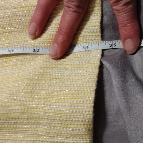 NEW Tahari Arthur S Levine petite yellow dress - Picture 14 of 15